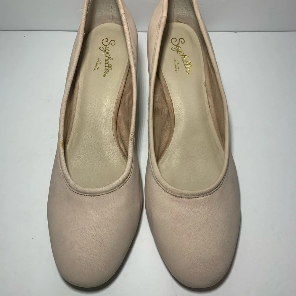Seychelles Womens Mary Jane Pump Pastel Pink Leather Anthropologie Heels Size‎ 9